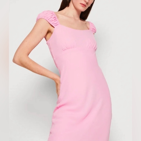 Women’s Abercrombie and Fitch pastel pink maxi dress size xs - Picture 4 of 10